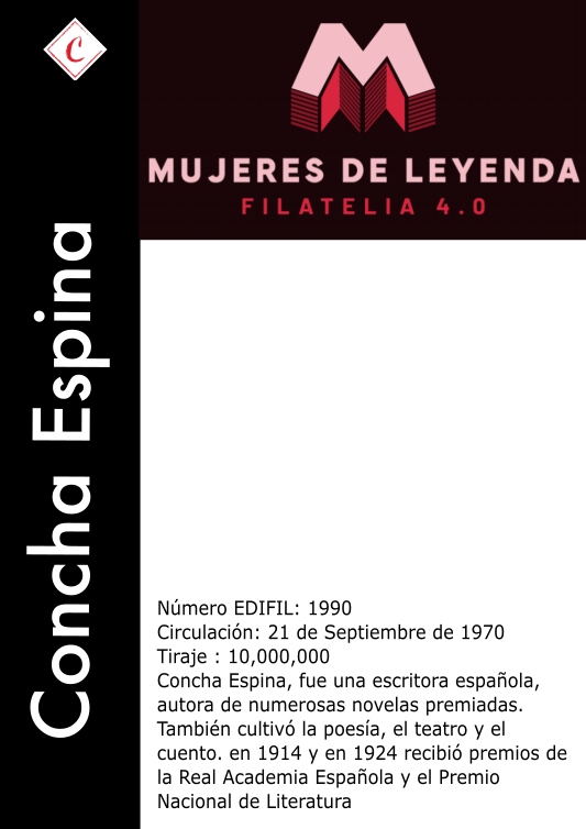 Diseño del Cromo de Concha Espina