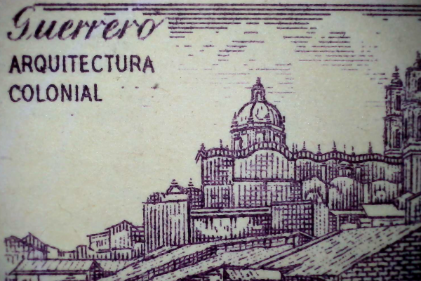 sello de mexico al microscopio