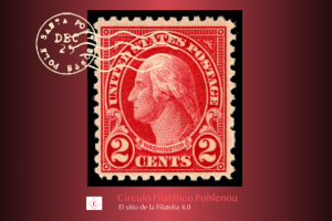 Imagen portada sello de George wasshington para blog Centro Filatelico Poblenow