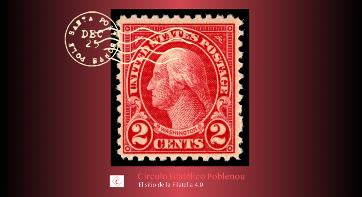 Imagen portada sello de George wasshington para blog Centro Filatelico Poblenow