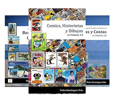 serie libros filatelia